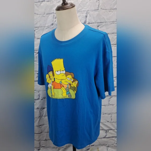 The Simpsons Matt Groening x H&M Men's Graphic T-Shirt Tee Relaxed Fit Sz Large - Picture 5 of 13